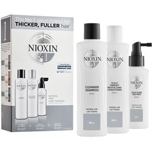 Nioxin Nioxin Kit Sistema 1 300 ML Shampoo + 300 ML Balsamo + 100 ML Trattamento Specifico