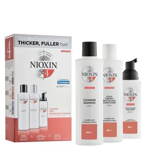 Nioxin Nioxin Kit Sistema 4 300 ML Shampoo + 300 ML Balsamo + 100 ML Trattamento Specifico