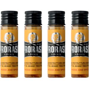 Proraso Wood and Spice - Olio Ristrutturante Barba 4 X 17 ML