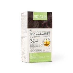 Bioclin Bio-Colorist 6.24 Biondo Scuro Beige Rame Tintura Naturale Capelli