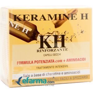 Keramin H Fascia Avorio Integratore Per Capelli Secchi 10 Fiale 10 ml