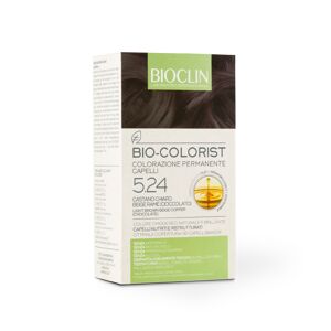 Bioclin Bio-Colorist 5.24 Castano Chiaro Beige Rame Tintura Naturale Capelli