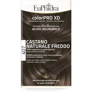 EuPhidra ColorPRO XD 407 Castano Naturale Freddo Tintura Per Capelli