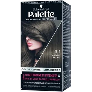 Schwarzkopf Palette Colorazione Permanente Performance 3-1 Castano Scuro