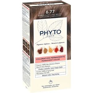 Phyto Paris Phyto Color 6.77 Marrone Chiaro Cappuccino Tintura Permanente Per Capelli