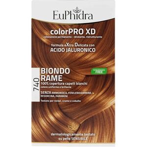 EuPhidra Colorpro XD Tintura Extra Delicata Colore n°740 Biondo Rame