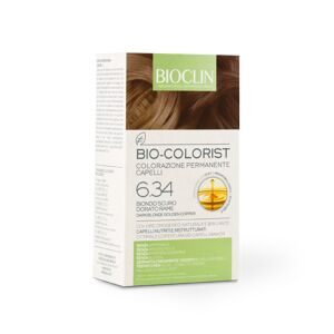 Bioclin Bio-Colorist 6.34 Biondo Scuro Dorato Rame Tintura Naturale Capelli