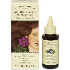 L'Erbolario Gel Riflessante al Mirtillo - Mogano Profondo 70 ml