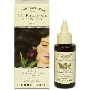 L'Erbolario Gel Riflessante all'Indaco - Nero 70 ml