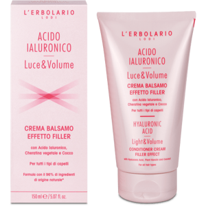 L'Erbolario Crema Balsamo Effetto Filler Acido Ialuronico Luce&Volume 150 ml