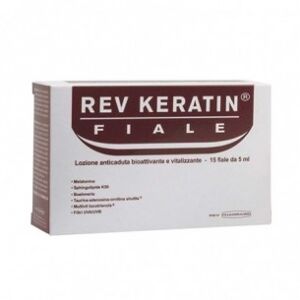 Rev Pharmabio Rev Keratin - Trattamento Anticaduta per Capelli 15 Fiale