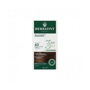 Herbatint 3 Dosi - Gel Colorante permanente 300 ml - 6D Biondo scuro dorato
