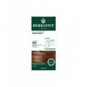 Herbatint 3 Dosi - Gel Colorante permanente 300 ml - 8R Biondo Chiaro Ramato