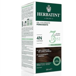 Antica Erboristeria Linea Colorazione Naturale Herbatint Castano 4N 3 dosi 300ml