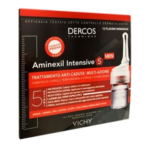 Dercos Linea Aminexil Intensive 5 Azioni Trattamento Anticaduta Uomo 12 Fl.