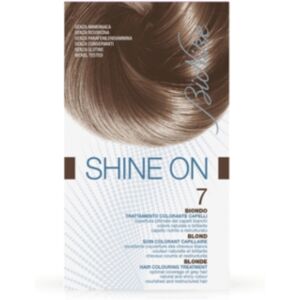 BioNike Linea Shine ON Tintura per Capelli Cute Sensibile 7 Biondo