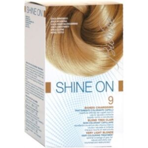 BioNike Linea Shine ON Tintura per Capelli Cute Sensibile 9 Biondo Chiarissimo