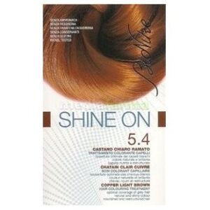 BioNike Linea Shine ON Tintura per Capelli Cute Sensibile 5.4 Castano Chiaro Ram