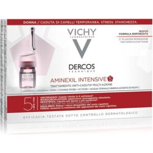 Dercos Linea Aminexil Intensive Trattamento Anticaduta 5 Azioni Donna 21 Fiale