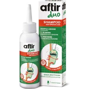 Meda Pharma Aftir Linea Anti-Pediculosi Duo Shampoo Pidocchi E Lendini Doppia Azione 100 Ml