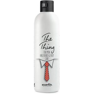 Essentiq Gel doccia & shampoo naturale per uomini The Thing – cardamomo, 250 ml