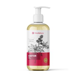 FutuNatura 100% olio di ricino con dosatore - caduta capelli, 300 ml