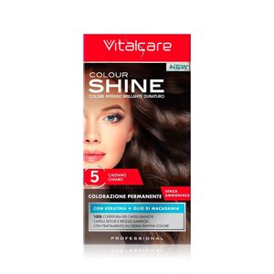 VITALCARE Colour Shine Colorazione Permanente Senza Ammoniaca 05 Castano Chiaro