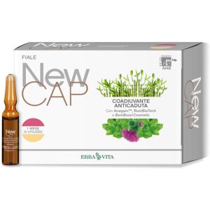 ERBA VITA New Cap - Coadiuvante Anti Caduta 12 Fiale Da 10ml