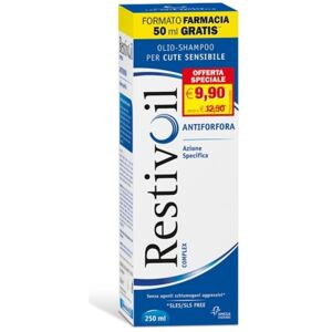 Restivoil Complex Olio Shampoo Antiforfora Capelli Grassi Per Cute Sensibile 250 Ml