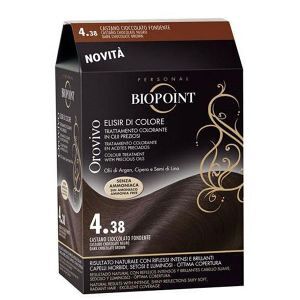 Biopoint Orovivo Elisir di Colore 4.38 Castano Cioccolato Fondente