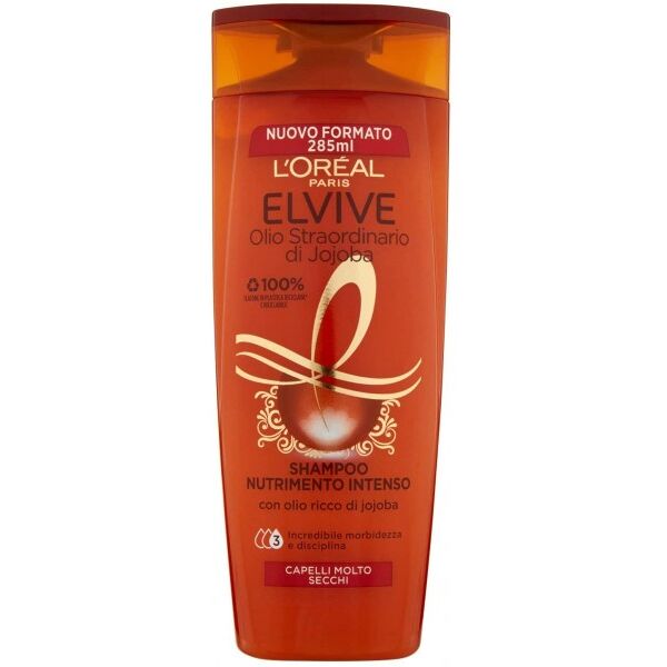 antica farmacia orlandi l'oreal elvive shampoo nutrimento intenso 285ml.olio straordinario di jojoba capelli molto secchi