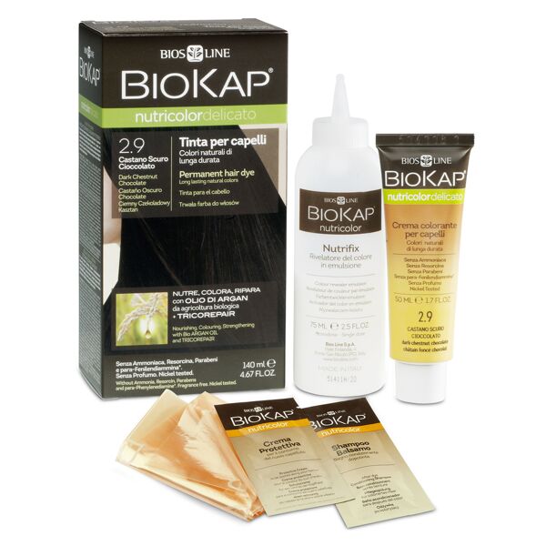 bios line spa biokap nutricolor delicata 5.34 castano chiaro miele