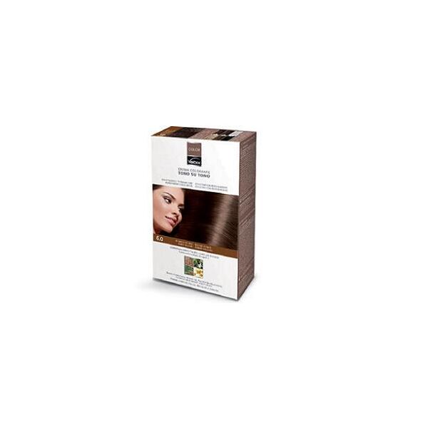 vebix color tintura per capelli permanente naturale 6,0 biondo scuro 1 kit