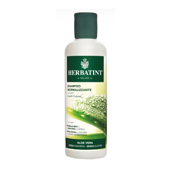 herbatint shampoo normalizzante capelli colorati aloe vera 260 ml