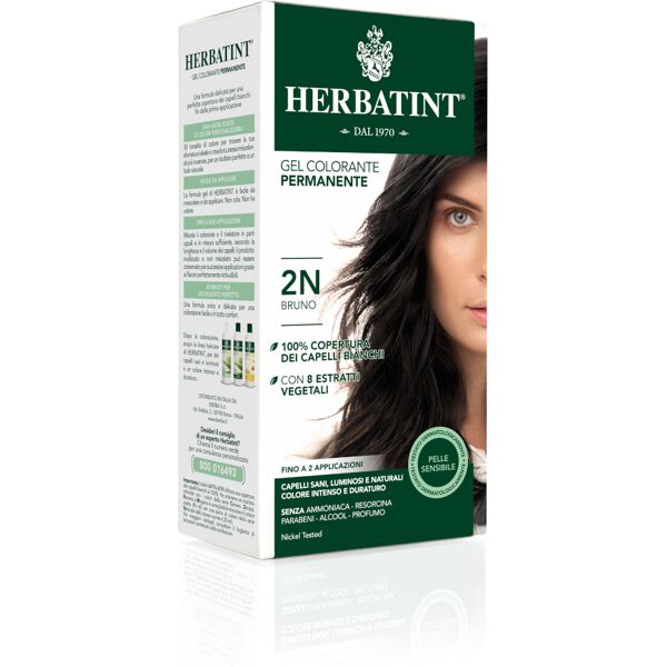 herbatint tintura capelli gel permanente 2n bruno 150 ml