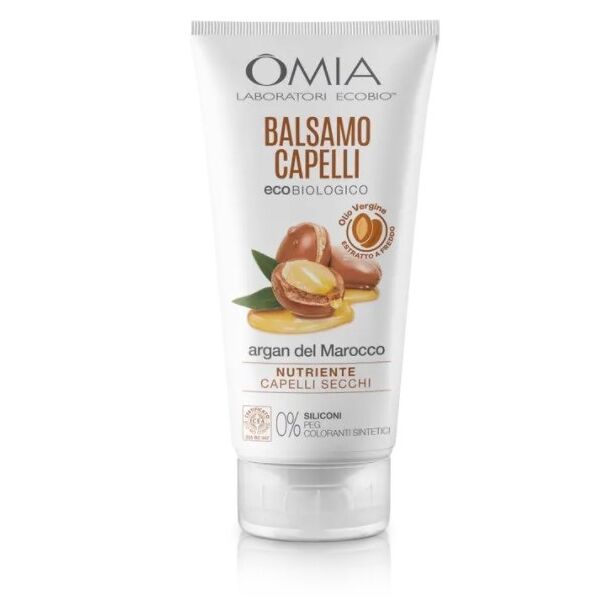 omia balsamo capelli argan del marocco bio nutriente per capelli secchi 180 ml