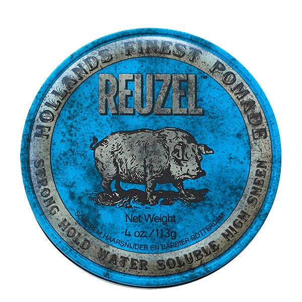 reuzel pomade blue strong hold high sheen 113 g