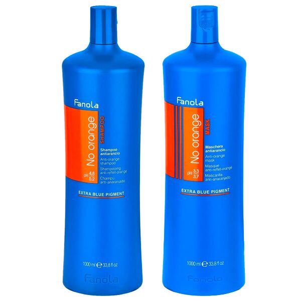 fanola no orange set 2 (shampoo 1000 ml + mask 1000 ml)