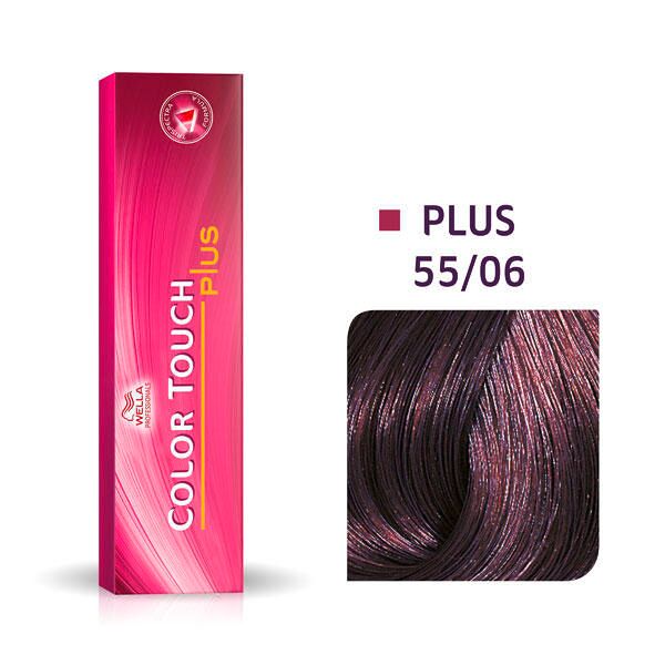 wella color touch plus 55/06 marrone chiaro intenso viola naturale