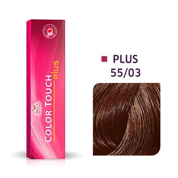 wella color touch plus 55/03 marrone chiaro intensivo oro naturale