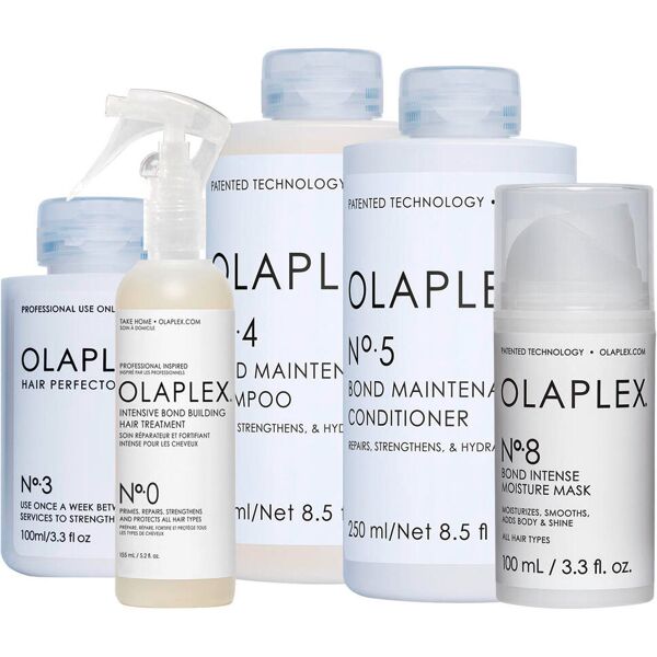 olaplex premium care set no. 0 + no. 3 + no. 4 + no. 5 + no. 8