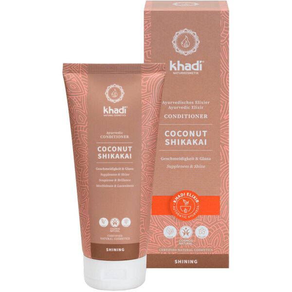 khadi shining ayurvedic conditioner coconut shikakai 200 ml