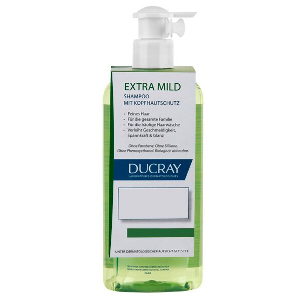 ducray extra mild shampoo bio. abbaubar 200 ml