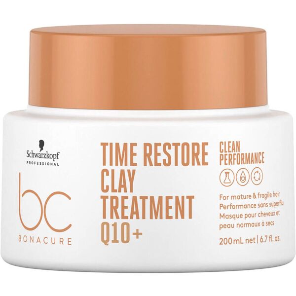 schwarzkopf professional bc bonacure time restore clay treatment 200 ml