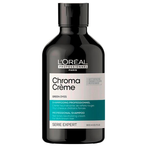 l'oréal professionnel paris serie expert chroma crème professional shampoo green 300 ml verde