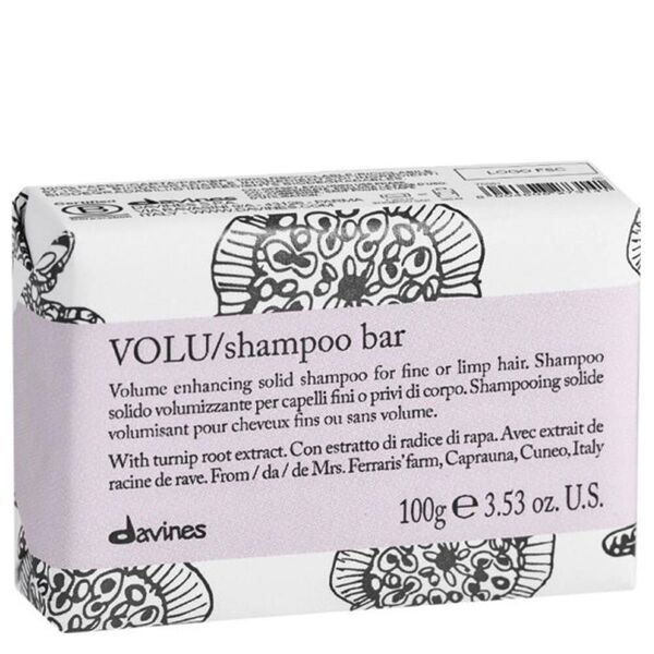 davines essential haircare volu shampoo bar 100 g