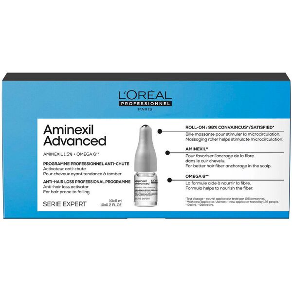 l'oréal professionnel paris serie expert aminexil advanced anti hair-loss activator treatment 10 x 6 ml