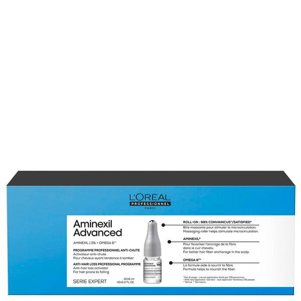 l'oréal professionnel paris serie expert aminexil advanced anti hair-loss activator treatment 42 x 6 ml