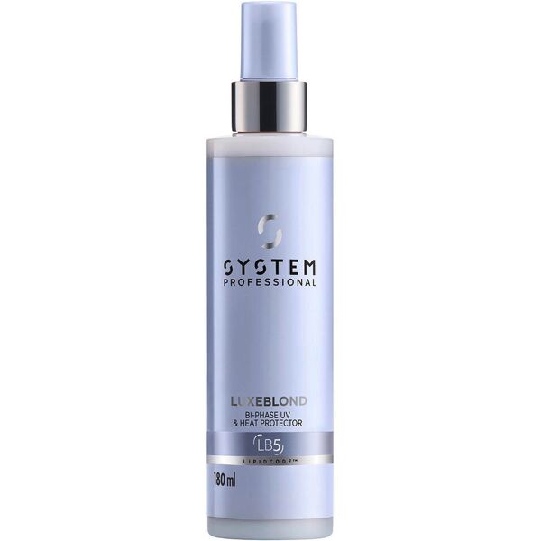 system professional luxeblond bi-phase uv & heat protector 180 ml