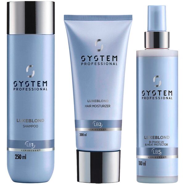 system professional luxeblond coolness set